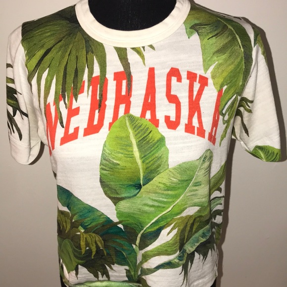 Off-White Tops - Off-White Nebraska Crop Top US M